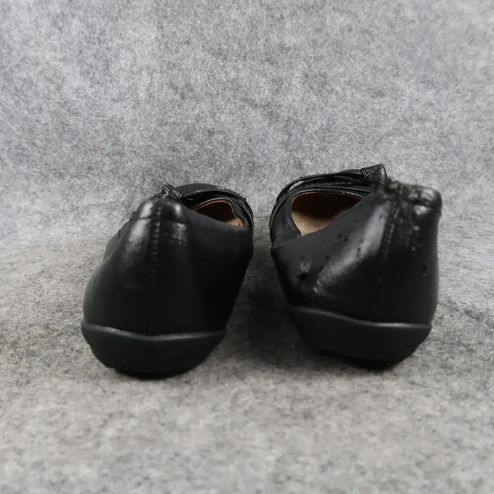 Faded Glory Shoes Kid 13 Ballet Flat Slip On Round Toe Girl Stretch Casual Black